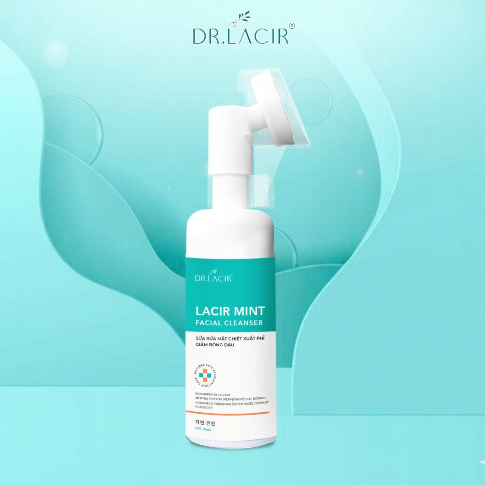 Sữa Rửa Mặt Chiết Xuất Cây Phỉ DR.LACIR Lacir Mint Facial Cleanser (150ml)