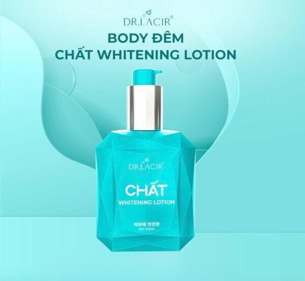 Kem Body Đêm DR.LACIR Chất Whitening Lotion (Night Cream) 200ml