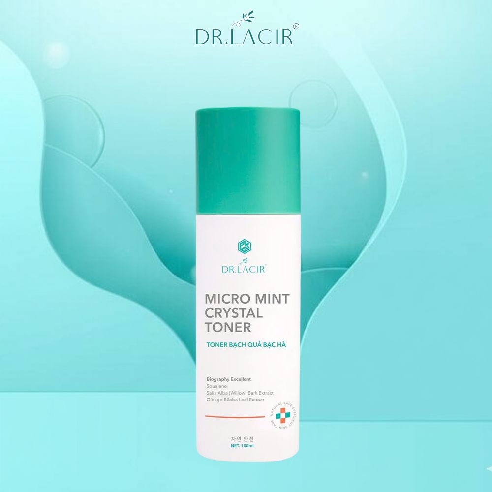 Toner Bạch Quả Bạc Hà Dr.Lacir Micro Mint Crystal Toner