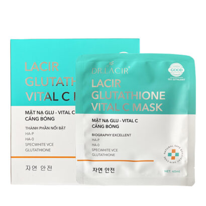 Mặt Nạ Dưỡng Ẩm Căng Bóng Glutathione Vital C Mask DR.LACIR